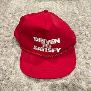 vtg Driven to Satisfy rope baseball hat Capital Caps embroidered  GUC
